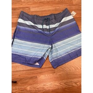 George Mens' Swim Trunks Board Shorts Size 3XL (48-50) Lined Blue NEW